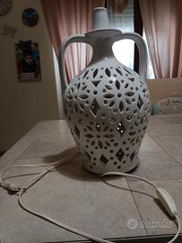 pumi in ceramica con lampadina 