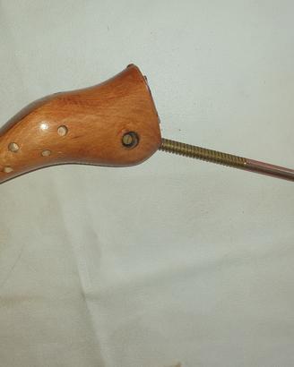 Allargascarpe forma in legno da calzolaio vintage 
