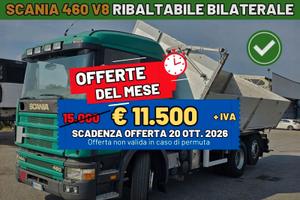 Camion Scania 144L460 Ribaltabile BILATERALE V8