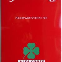 Alfa Romeo Programmi Sportivi 1991 cartella stampa