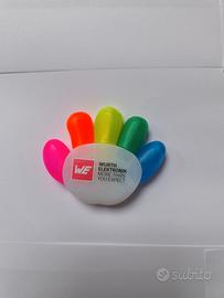 Kit 5 Evidenziatori MultiColor Colori Arcobaleno