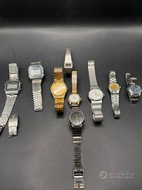 Lotto orologi vintage seiko citizen e tissot