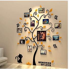Adesivo Parete 3D Adesivi albero alberi cornice