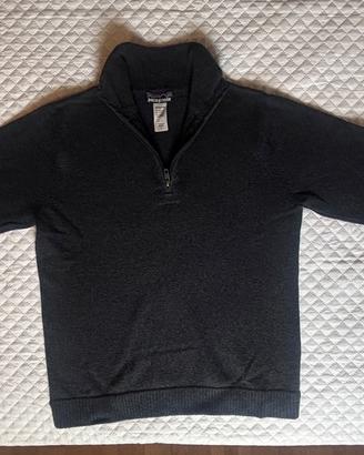 Patagonia pullover in lana  con mezza zip