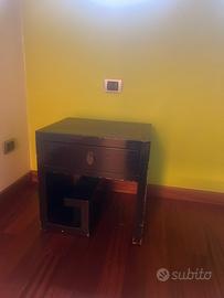 Comodini in legno neri