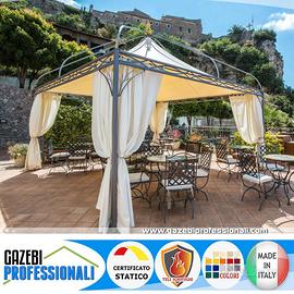 Gazebo in stile Liberty CERTIFICATO decori ferro