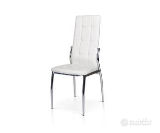 SEDIA BIANCA ECOPELLE