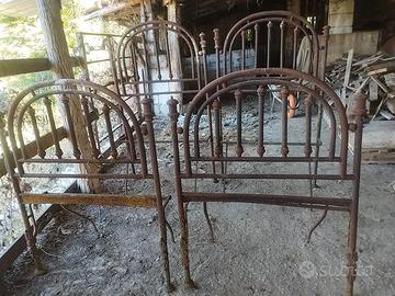 letto in ferro battuto 