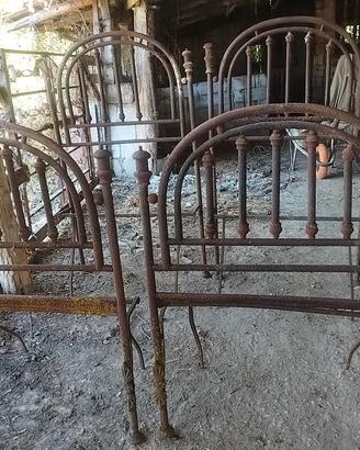 letto in ferro battuto 