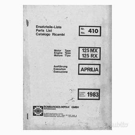 Catalogo in PDF ricambi motore Aprilia MX e RX 125