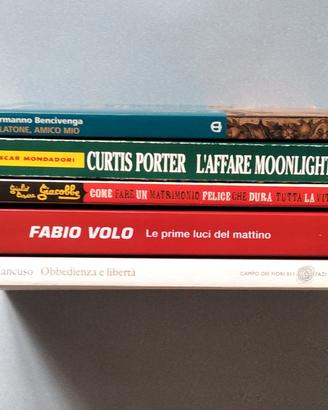 Lotto 5 libri Misti, saggistica, filosofia, romanz