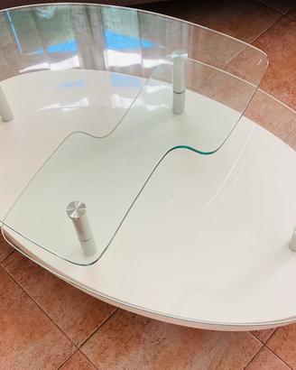 TAVOLINO DA SALOTTO MODERNO CALLEGARIS IN VETRO