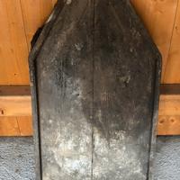 Tavola antica da casera per stagionatura formaggi