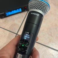 Microfoni Shure sldx4 in metallo con capsula