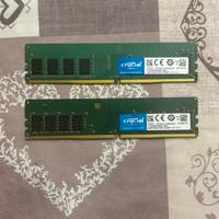 Crucial Ram 8gb DDR4 (2×4gb)
