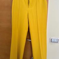 Pantaloni Zara giallo senape eleganti taglia M