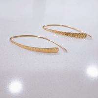 Orecchini ad amo in oro giallo 18kt 750