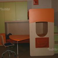 Cameretta con letto scorrevole