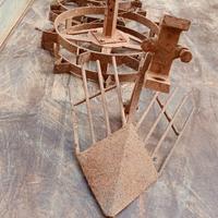 scavapatate e ruote in ferro