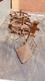 scavapatate e ruote in ferro