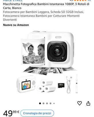 Macchina Fotografica Istantanea per Bambini