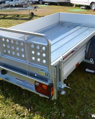 RIMORCHIO CARRELLO PORTACOSE CRESCI PT7CL RAMPA DI