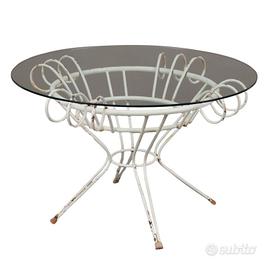 Tavolino in Ferro Battuto Anni 50 - 1950 - 1959