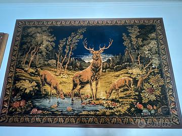 Grande quadro arazzo vintage