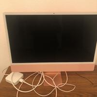 imac 2021 M1 rosa/rosso