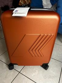 Valigia K-way  trolley Eudoxie logo