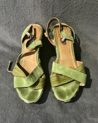 Sandali con zeppa Pier One Zalando donna verde  38