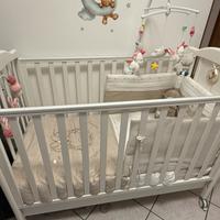 Lettino Italbaby Mon Amour bianco