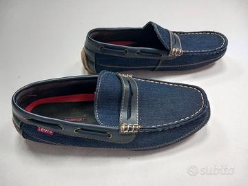 Scarpe Levi's 42.5 tessuto jeans blu