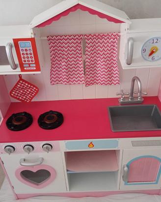 Cucina per Bambini in Legno completa di accessori