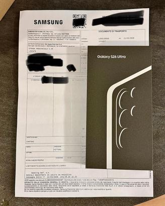 Samsung s26 ultra 512gb “SIGILLATO” + ꜱᴄᴀᴍʙɪᴏ