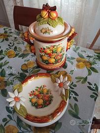 Porta biscotti con ceneriera 