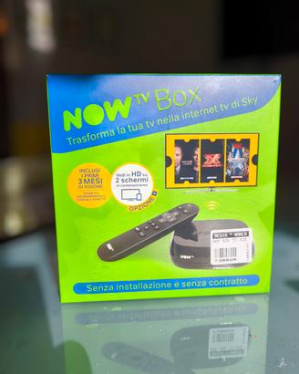 NOW TV Box Sky NUOVO sigillato