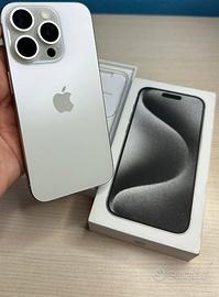 Apple iPhone 15 pro 256gb titanium white