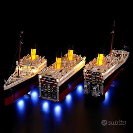 LEGO TITANIC 10294 + Led Kit installato e montato