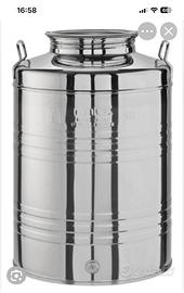 Contenitore olio acciaio