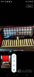 FISARMONICA PARROT NERA 80 BASSI