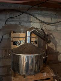 Alambicco distillatore in acciao inox