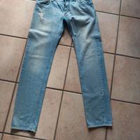Jeans Uomo Messaggerie Green Flag