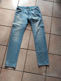 Jeans Uomo Messaggerie Green Flag