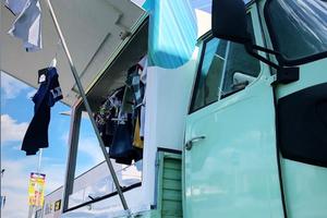 Ape furgonato allestimento itinerante