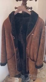 montone vintage in vera pelle 