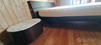 Letto  Lema KinG size completo di  Cassetti Ovali