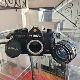 Yashica TL Electro X Black Yashinon 1.7 50mm 35 JA