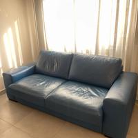 DIVANO LETTO IN PELLE