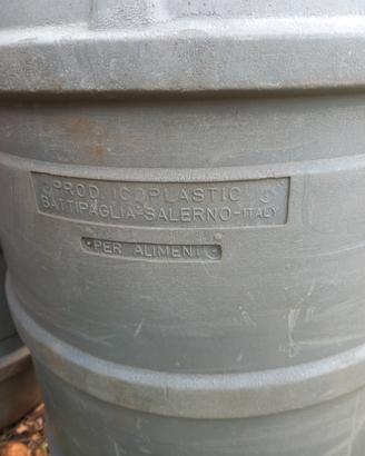 fusti in plastica per alimenti 